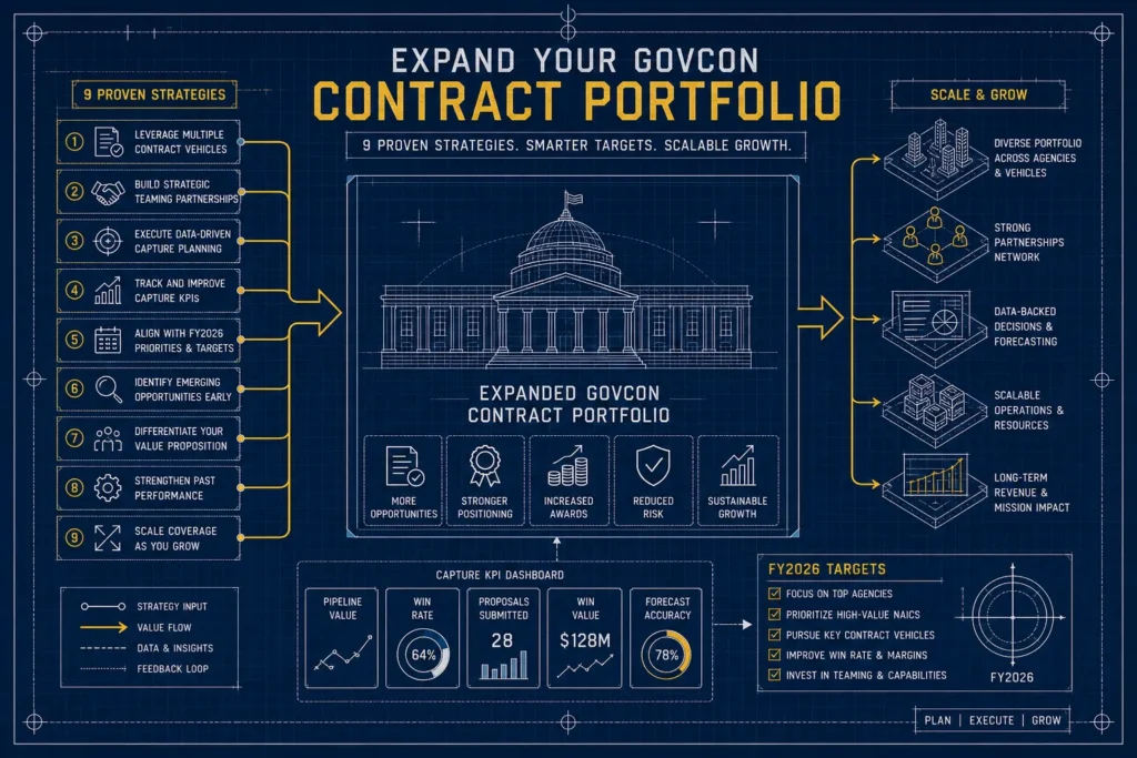 Steps To Growing Your GovCon Contract Portfolio