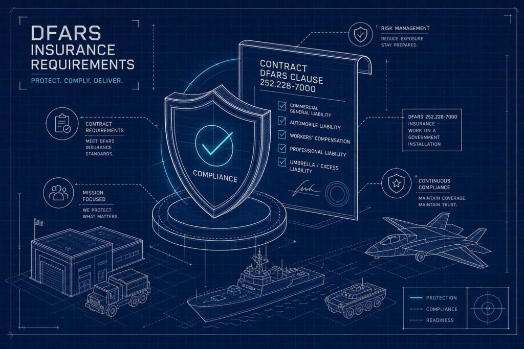 Steps to the DFARS Insurance Clause Requirements